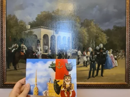 Открытка сувенир с котиком "Санкт-Петербург" - изображение 4