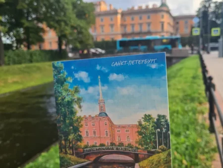 Открытка сувениры Санкт-Петербург "Лебяжья канавка" - изображение 4