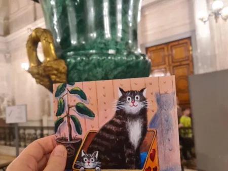 Открытка котики "Надюнь в детстве" - изображение 5