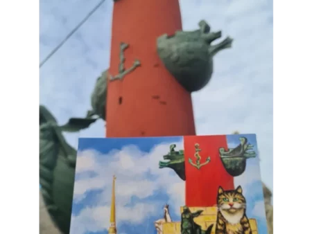 Открытка сувенир с котиком "Санкт-Петербург" - изображение 5