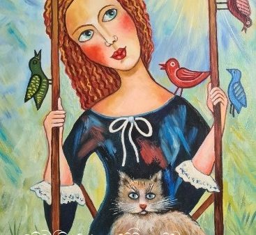 Открытка с котиком "Мечты с котом" - изображение 1