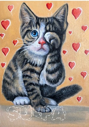 Открытка "Возьми котика домой"