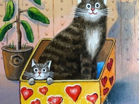 Открытка котики "Надюнь в детстве" - изображение 1