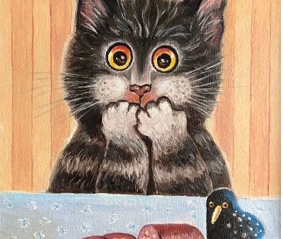 Открытка котики "Колбасный король" - изображение 1